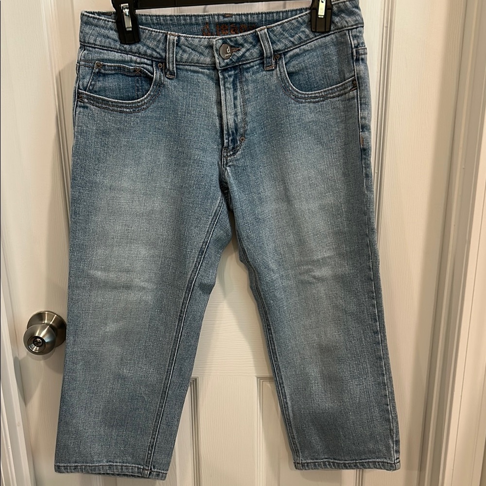 d. jeans size 8 petite denim capris